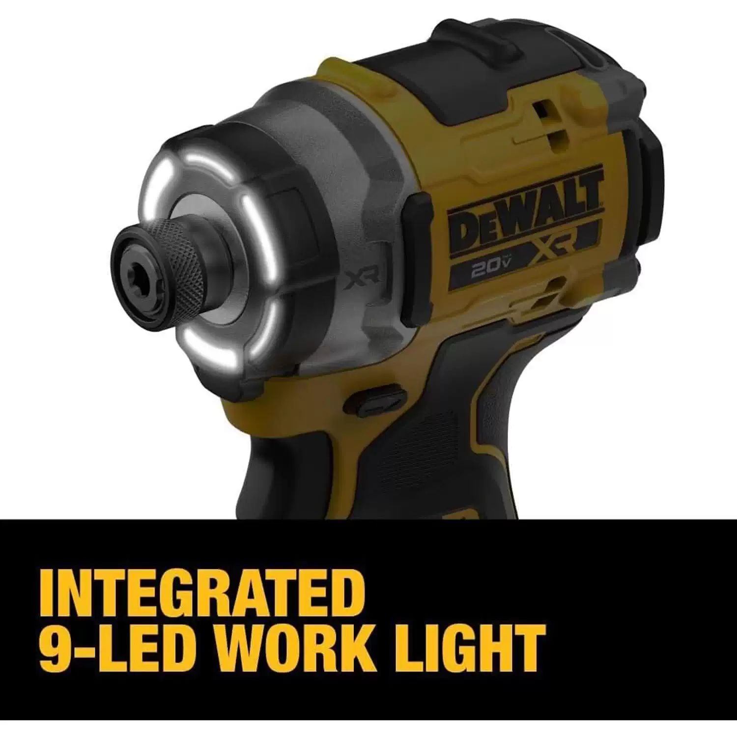 DEWALT DCF860B 20V MAX XR 1/4" Brushless 3-Speed High Torque Impact Driver - Tool Only
